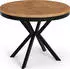 WFL GROUP Ross Esstisch rund ausziehbar 100–180cm Lancelot Eiche (26714643)