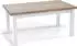 WFL GROUP Avena Esstisch ausziehbar rechteckig Sonoma Eiche, weiße Holzbeine (160-210cm)