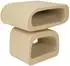 Zuiver Eddy Beistelltisch Harz Beige 43x35x44cm