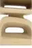 Zuiver Eddy Beistelltisch Harz Beige 43x35x44cm