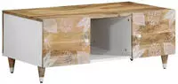 vidaXL Couchtisch 100x54x40 cm Massivholz Mango
