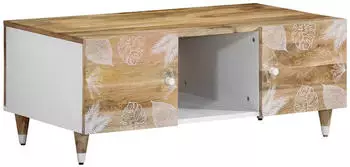 vidaXL Couchtisch Massivholz Mango 100x54x40cm