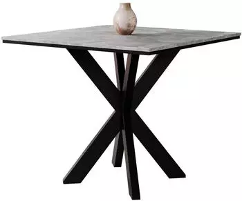 Mirjan24 Paro Esstisch Quadratisch Industrial Design Beton Optik 90x90cm