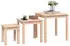 vidaXL Satztische 3 Stk. Massivholz Kiefer, Braun (824973)