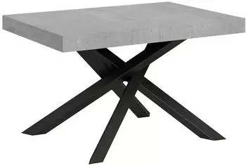 Itamoby Volantis Ausziehtisch 90x130/234cm, Zement/Anthrazit (VE130TAVLTALL-CM-AN)
