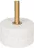 House Nordic Lecco Beistelltisch Marmor Platte, Messing Gestell, rund (Lecco)