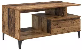 vidaXL Couchtisch mit Schubladen Altholz-Optik 90x49x45cm (881051)
