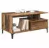vidaXL Couchtisch mit Schubladen Altholz-Optik 90x49x45cm (881051)