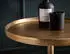 Finebuy Beistelltisch Echter Marmor Rund Ø34cm Gold/Weiß (FB107528)