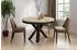 WFL GROUP Clara Esstisch rund ausziehbar Loft-Stil Sonoma Eiche 120–200cm