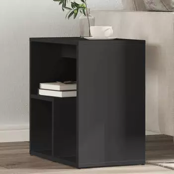 vidaXL Beistelltische 2 Stk. Schwarz 50x30x50cm Holzwerkstoff (840558)