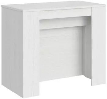 Itamoby Venus Ausziehbare Konsole 90x48/296cm Weiß Esche (VE090COVEN950-BF)