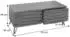 MCW MCW-M49 Couchtisch 2 Schubladen MDF/Metall 110x46x55cm Walnuss-Optik (93448)