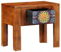 vidaXL Beistelltisch mit Schubladen mit Speicher Braun 40 x 30 x 36 cm