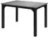 Mirjan24 Focus 120 Esstisch Stahl, ausziehbar, Schwarz/Hellgrau (Focus 120)