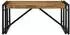 vidaXL Couchtisch Mehrfarbig 80x80x35cm Altholz Massivholz