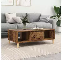 vidaXL Couchtisch Altholz 102 x 55 x 35 cm Holzwerkstoff