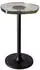 Fink Arvid Beistelltisch Glas/Aluminium, schwarz, 32x58x30cm