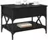vidaXL Couchtisch Schwarz Eichen-Optik 70x50x50cm Holzwerkstoff (883040)