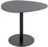 HAKU Elia/Enno Beistelltisch Metall Rundrohr Schwarz 51x42x41cm (59539)