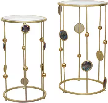 HOFMANN LIVING AND MORE Beistelltisch Gold, 33x60x33cm (48012024-0)
