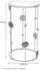 HOFMANN LIVING AND MORE Beistelltisch Gold, 33x60x33cm (48012024-0)