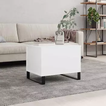 vidaXL Couchtisch Wei&szlig; 60x44,5x45cm Sperrholz (830956)