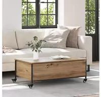 vidaXL Couchtisch Artisan-Eiche 91 x 55 x 32 cm Holzwerkstoff