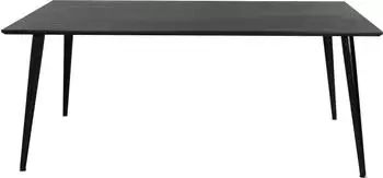 Venture Home Dipp Esstisch 180x90cm, MDF und Stahl, Schwarz (7350107089150)