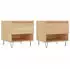 vidaXL Couchtisch 2er-Set Holzwerkstoff 50x46x50cm (830913)