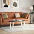 vidaXL Couchtischbeine 4 Stk. Weiß 30cm Stahl (4012485)