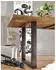 Massivmoebel24 Railway 108 Esstisch Mango Massivholz 160x90x76cm natur lackiert (09-106-818-0005)