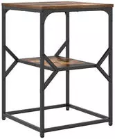 vidaXL Beistelltisch Ger&auml;ucherte Eiche 41 x 40 x 60 cm