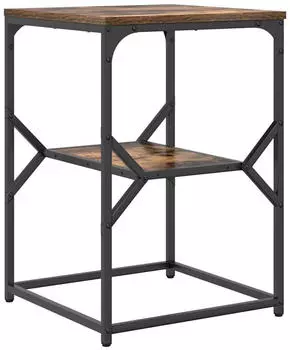 vidaXL Beistelltisch Holzwerkstoff Ger&auml;ucherte Eiche 41x40x60cm
