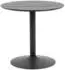 Actona Ibiza Runder Esstisch Schwarz Ø80cm, H74cm (Ibiza)