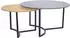 Moebel Direkt Online Melanie Couchtisch-Set 2-teilig, Ø 80cm und Ø 60cm (029-4607.S)