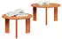 vidaXL Couchtisch 2er-Set Massivholz Kiefer Wachsbraun (873561)
