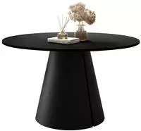 MIRJAN24 Tisch Calma 100, Esszimmer Tisch, Beine aus Stahl (Farbe: Schwarz /...