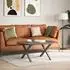 vidaXL Couchtischbeine X-Form 2 Stk. Stahl Anthrazit 70x(42-43)cm (4012906)