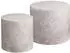 House Nordic Prague Couchtisch 2er-Set, Marmor Dekor Beige (Nuuk)