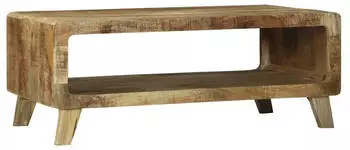 vidaXL Couchtisch 90x50x35cm Massiv-Mangoholz (4104533)