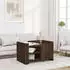 vidaXL Couchtisch Braun Eichen-Optik 100x50x50cm Holzwerkstoff (848366)