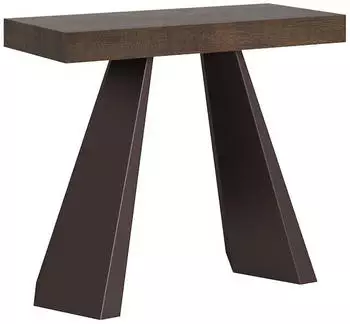 Itamoby Diamante Ausziehbare Konsole 90x40/300cm Nussbaum (VE090CODIM580-NC-UN-OR)
