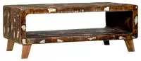 vidaXL Couchtisch 90 x 50 x 35 cm Massives upgecyceltes Holz