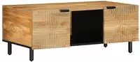 vidaXL Couchtisch Braun 100x54x40 cm Massivholz Mango