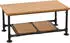 MCW Couchtisch MCW-N27 Industrial Massivholz Metall 48x100x50cm natur (93509)