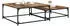 vidaXL Couchtisch 2er-Set Holzwerkstoff Altholz-Optik (881893)