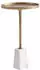 Wohnling Beistelltisch Marmor / Metall 30x30x55cm (WL7.207)
