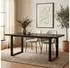 Idimex Lesina Esstisch 160x80cm Metallgestell Schwarz