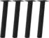 vidaXL Couchtischbeine 4 Stk. Stahl schwarz 42cm (603210)